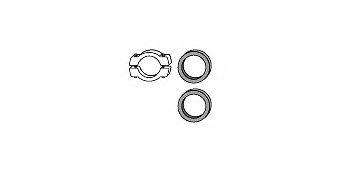 HJS 82 36 8236 Mounting Kit, catalytic converter